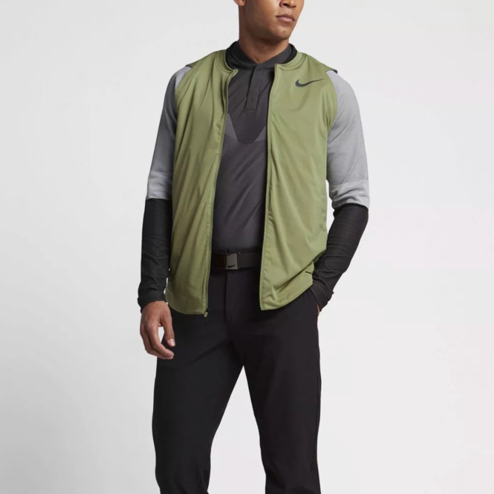MENS NIKE GOLF ZONED AEROLAYER FULL-ZIP JACKET - Picture 2 of 6